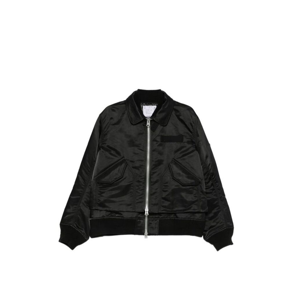 Sacai Black Jackets - Bomber Jackets Men